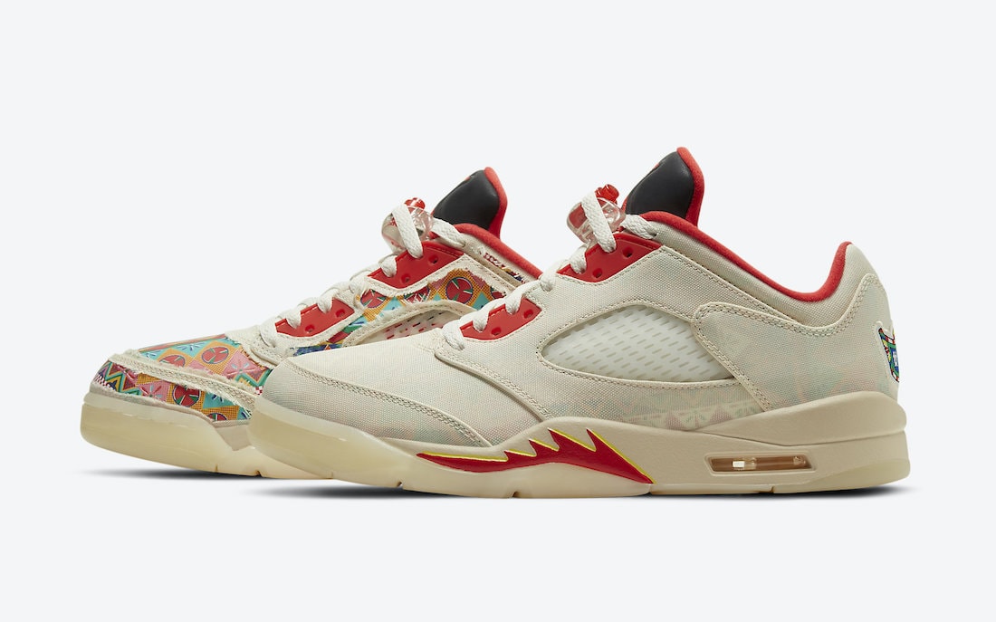 Official Images of the Air Jordan 5 Low "Chinese New Year"