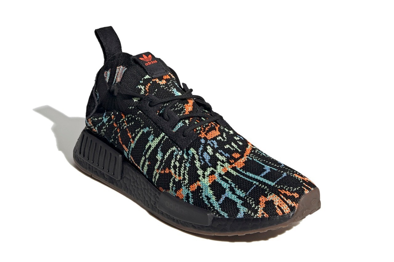 adidas Originals Nmd R1 Primeknit Shoe Core Black Gum G57941