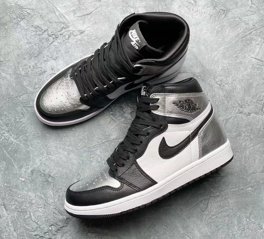 Air Jordan 1 High Og Silver Toe