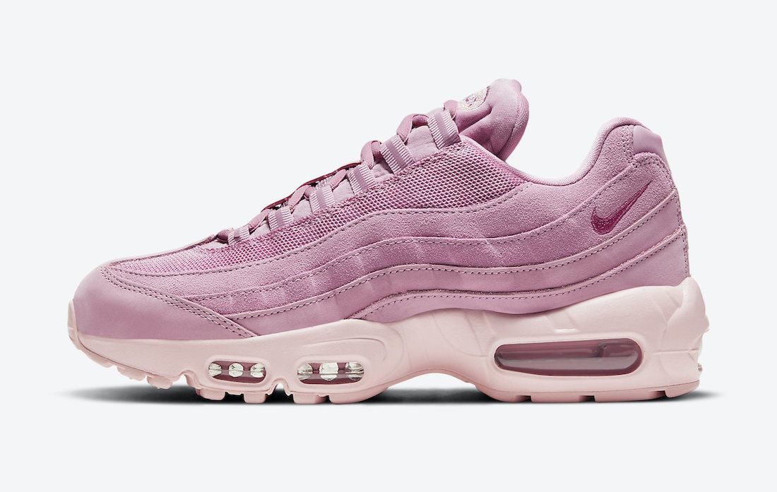 Pink Suede Covers the Nike Air Max 95