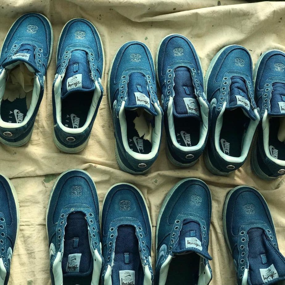 Stussy X Nike Air Force 1 Hand Dyed