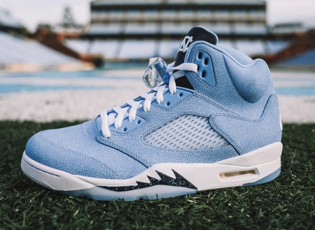 Detailed Look at the Air Jordan 5 "UNC" PE