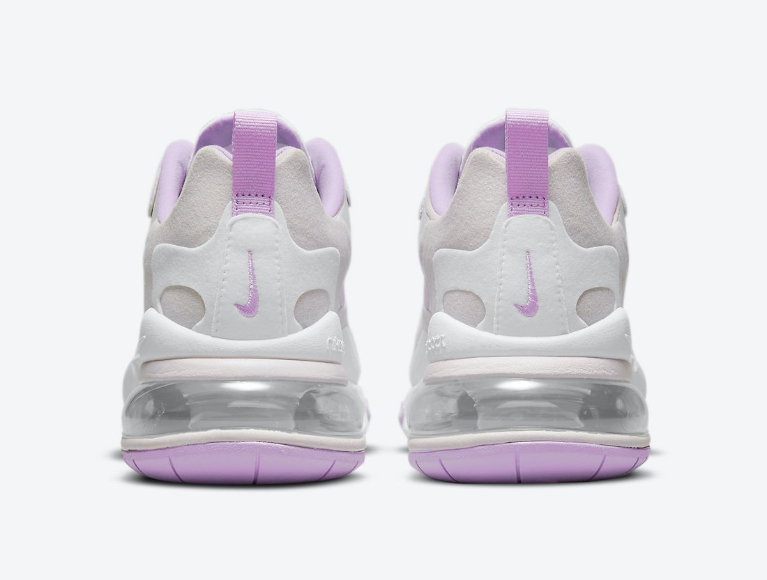 Nike Air Max 270 React Features A Pink/Lavender Design