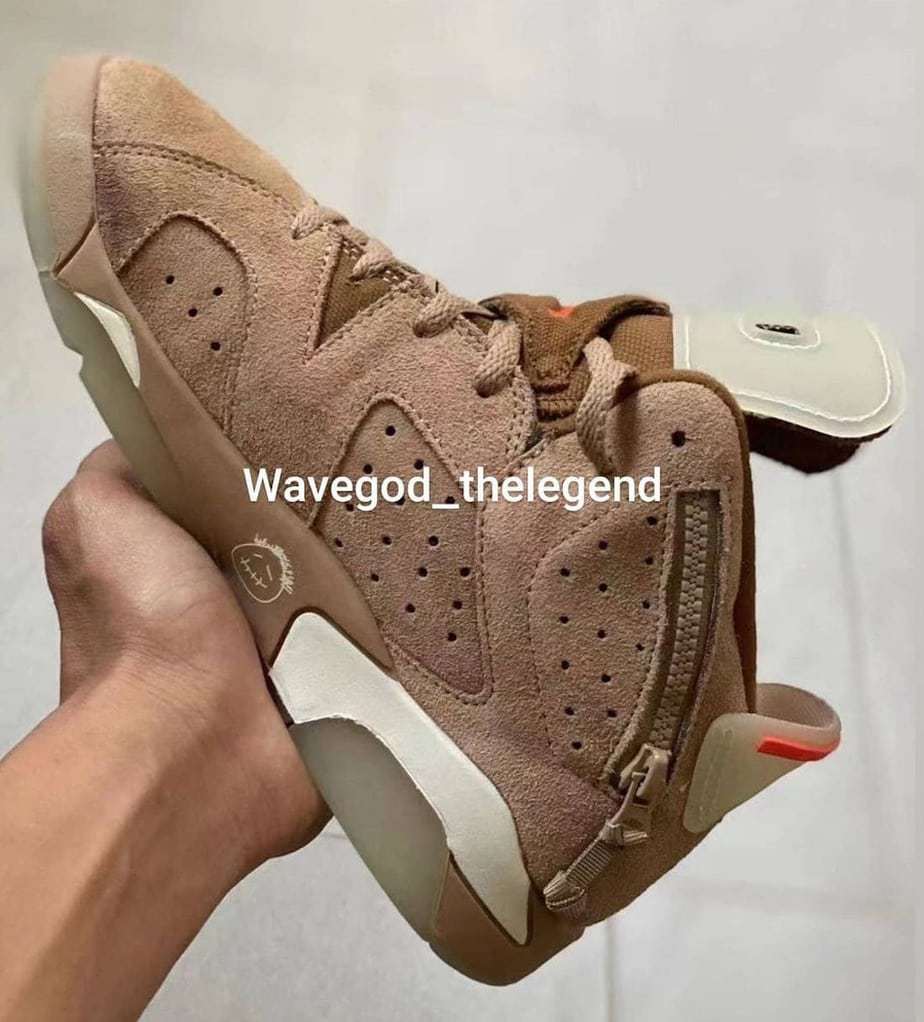 Official Look at the Travis Scott x Air Jordan 6 "British Khaki"