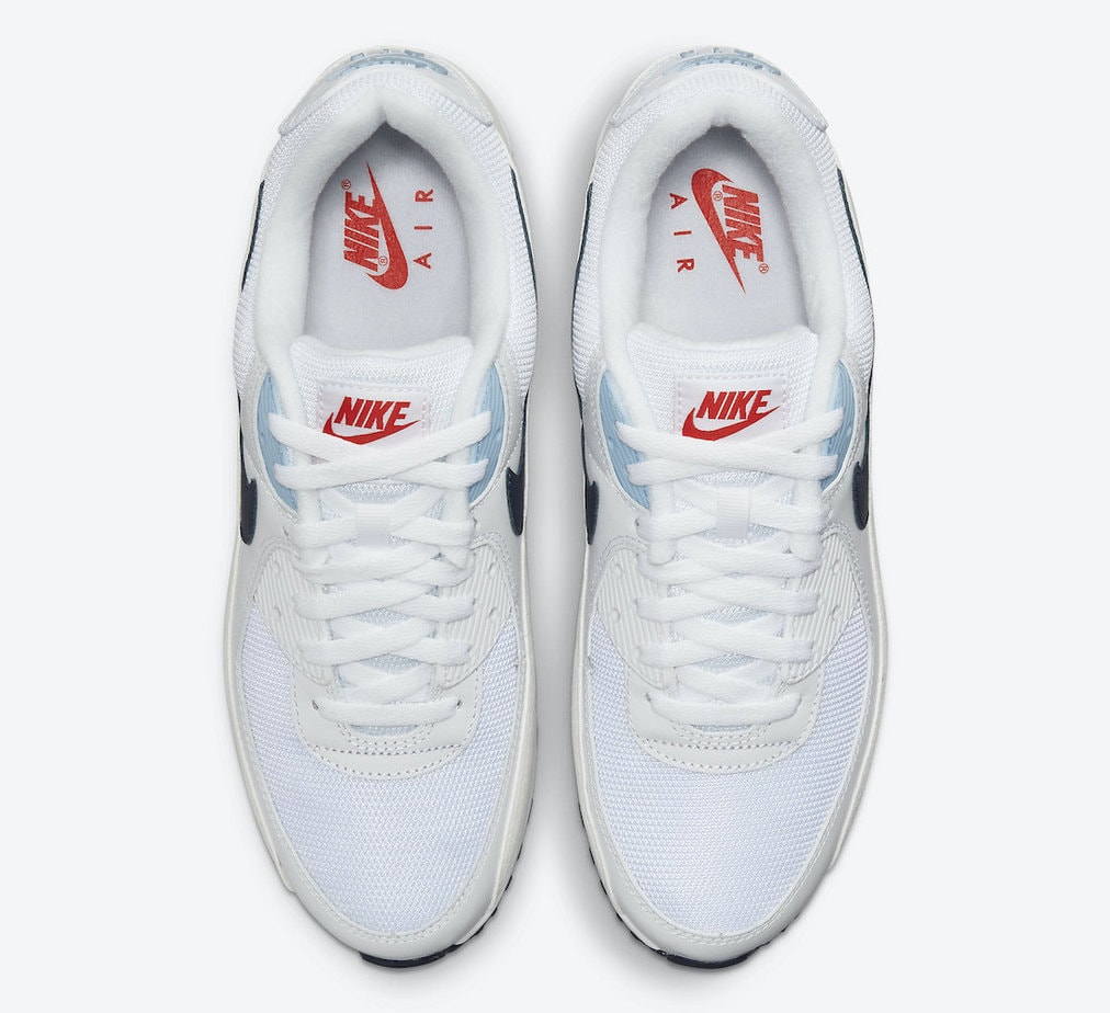 Navy Accents Cover the Newest Nike Air Max 90