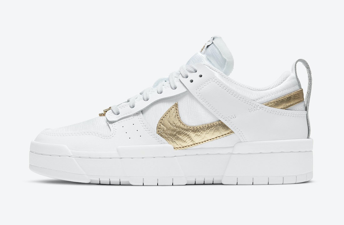 Metallic Gold Graces the Newest Dunk Low Disrupt