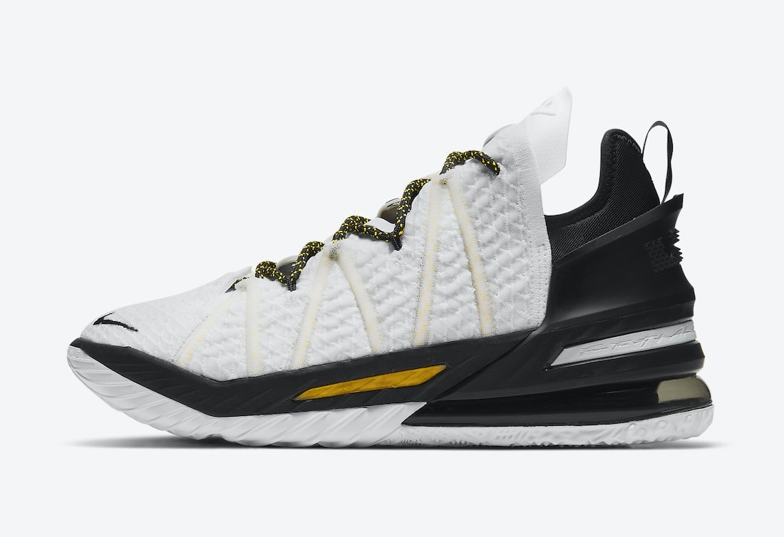 Nike LeBron 18 Dropping in "Home" Colors
