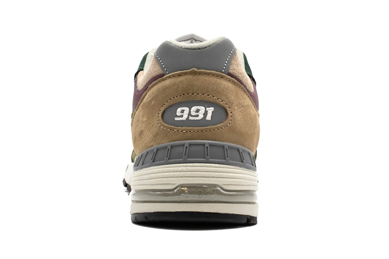 New Balance 991 Nu Block Green Brown