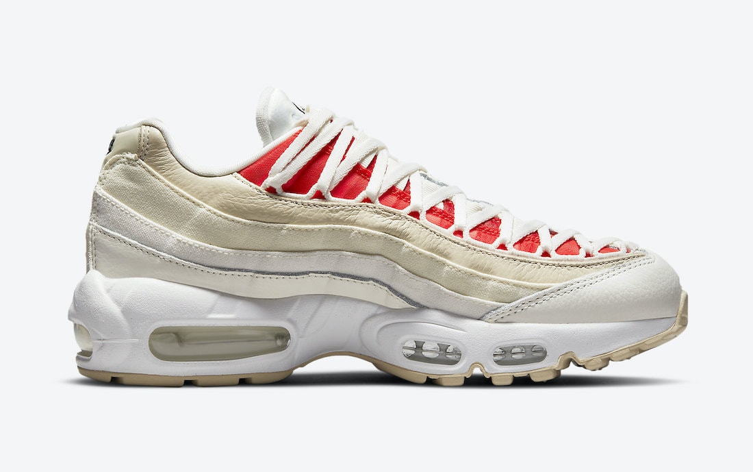 Nike Adds A New Lacing System to a "Coconut Milk" Air Max 95