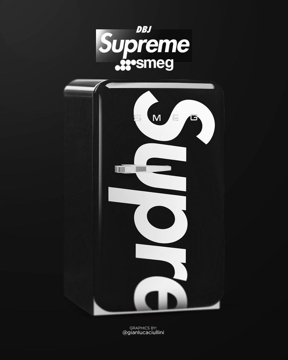 Supreme Teams Up with Smeg for a SS21 Mini Fridge