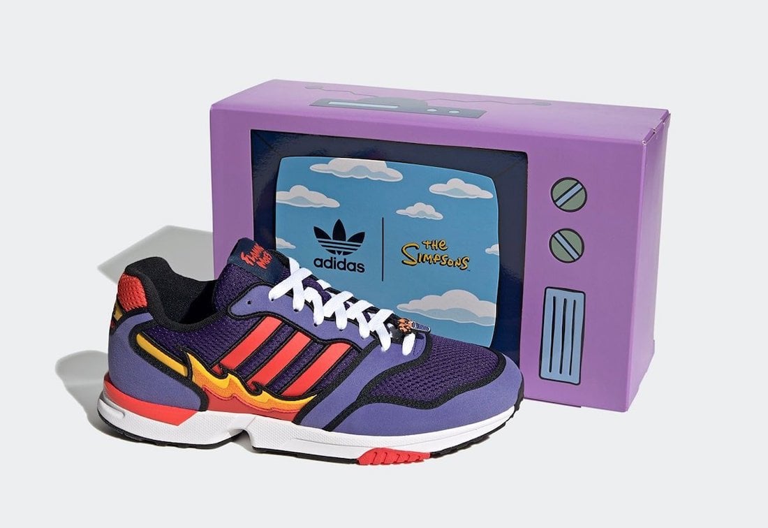 その他 M,s Simpsons x adidas ZX 1000 'Flaming Moe's' First Look