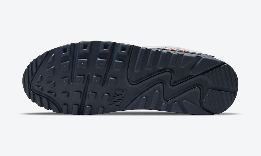 Navy Accents Cover the Newest Nike Air Max 90