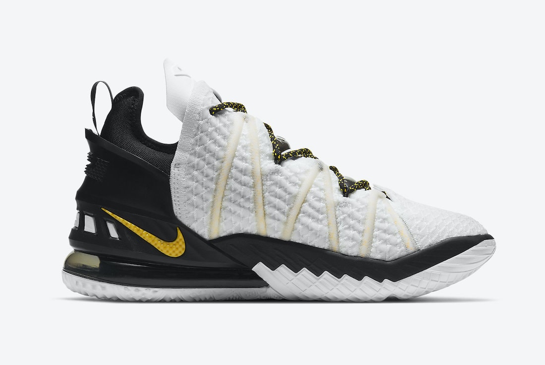 Nike LeBron 18 Dropping in "Home" Colors