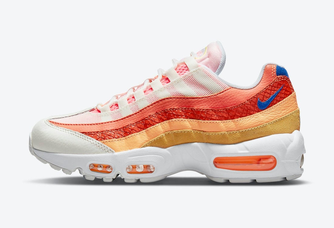 Nike Adds an Exotic Motif to the "Campfire Orange" Air Max 95