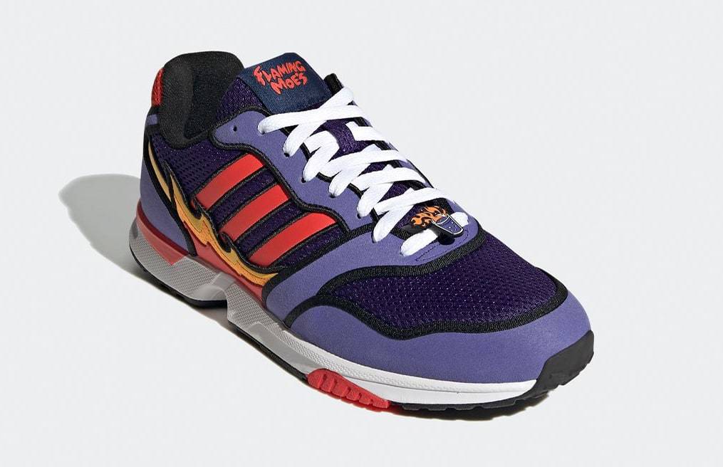 Simpsons adidas Zx 1000 Flaming Moes H05790 Front