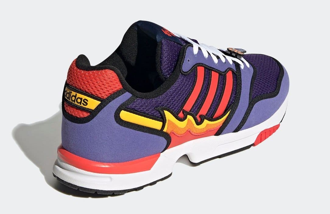 Simpsons adidas Zx 1000 Flaming Moes H05790 Heel