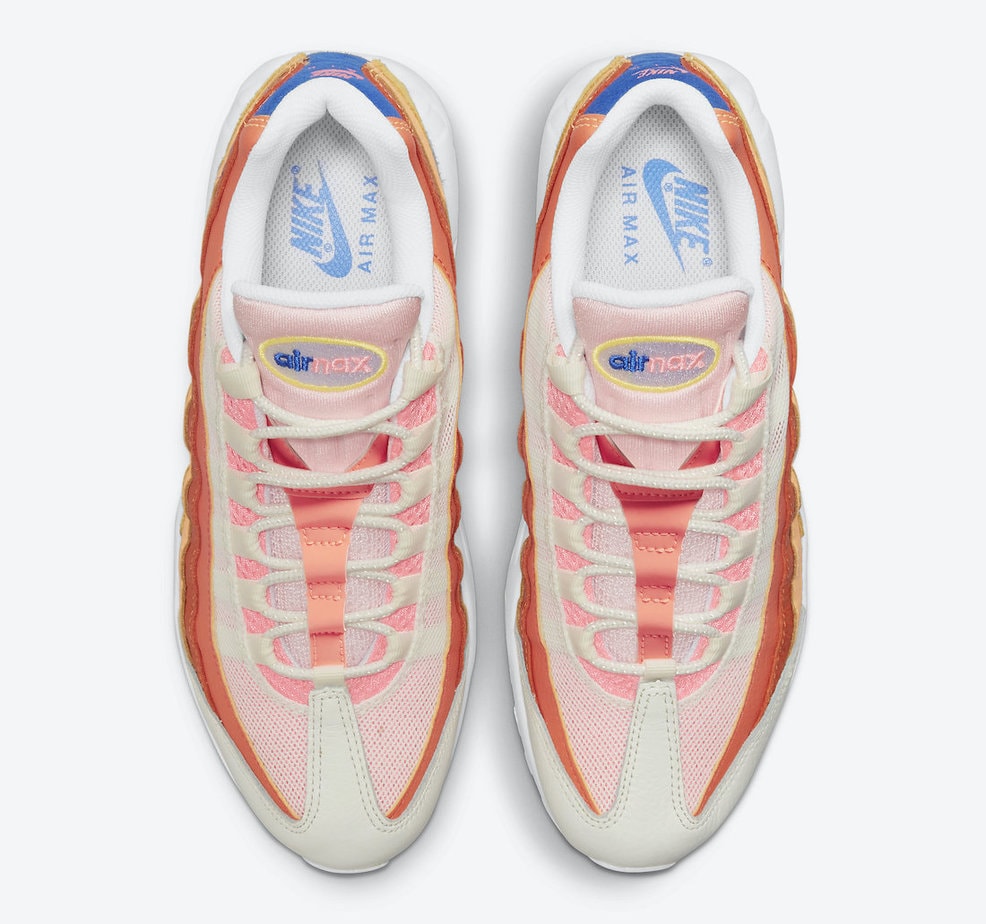 Nike Adds an Exotic Motif to the "Campfire Orange" Air Max 95
