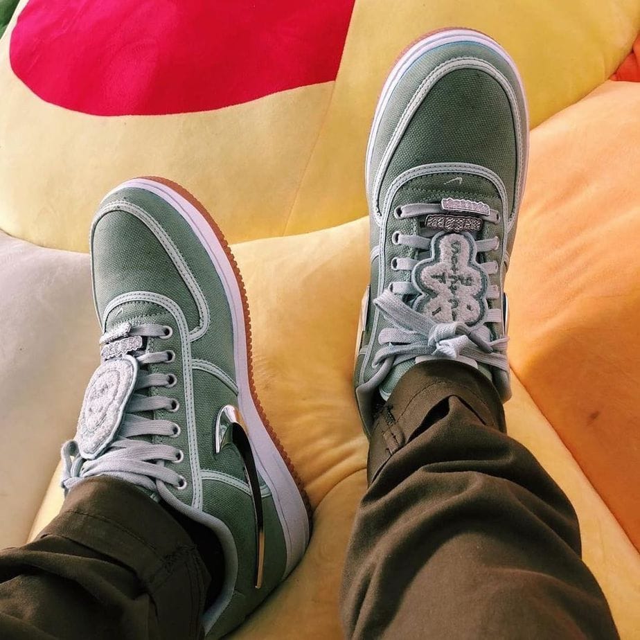 A Travis Scott x Nike Air Force 1 Low in Green Has Surfaced
