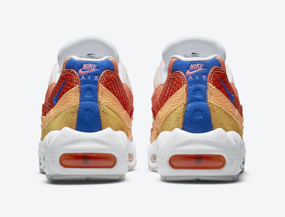 Nike Adds an Exotic Motif to the "Campfire Orange" Air Max 95