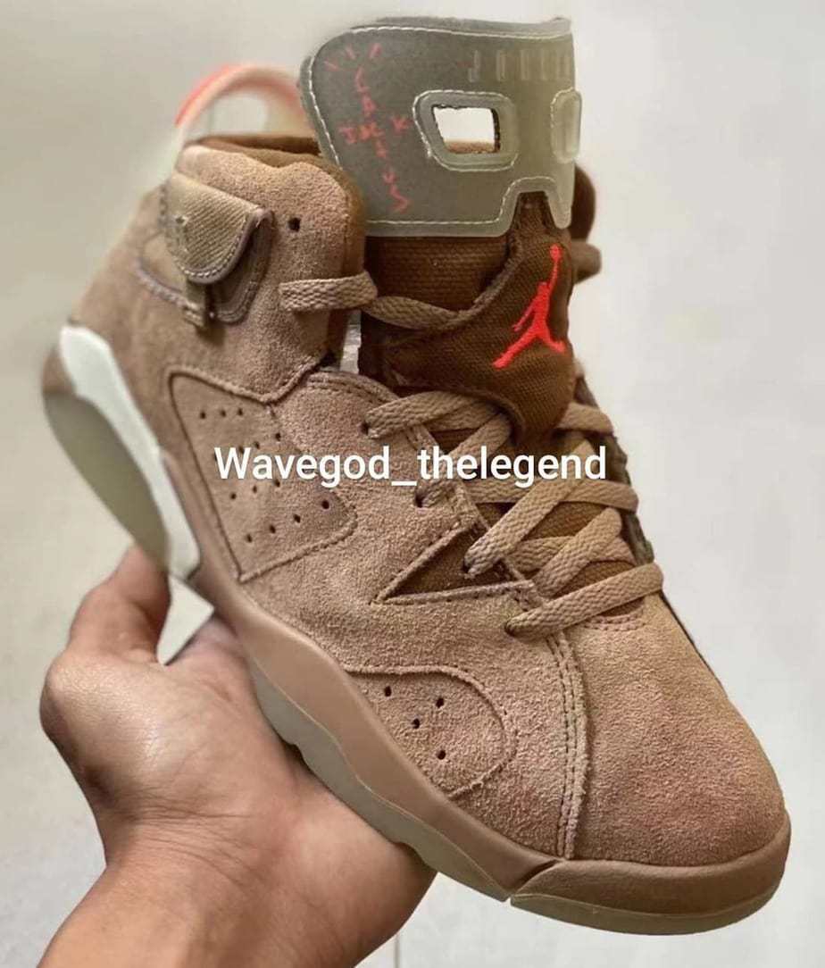 Official Look at the Travis Scott x Air Jordan 6 "British Khaki"