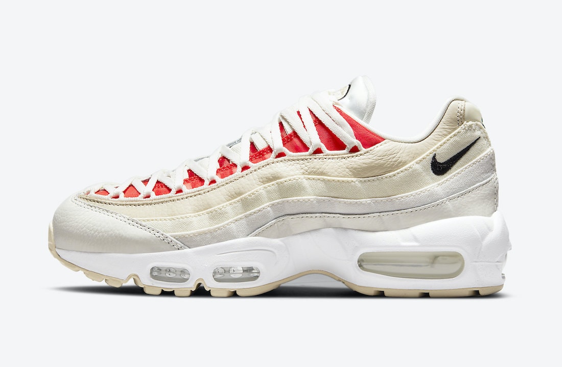 Nike Adds A New Lacing System to a "Coconut Milk" Air Max 95