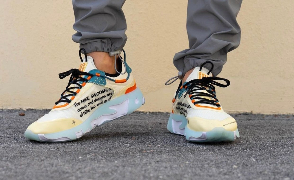 Nike React Live Surfaces in an Off-White Inspired Makeover