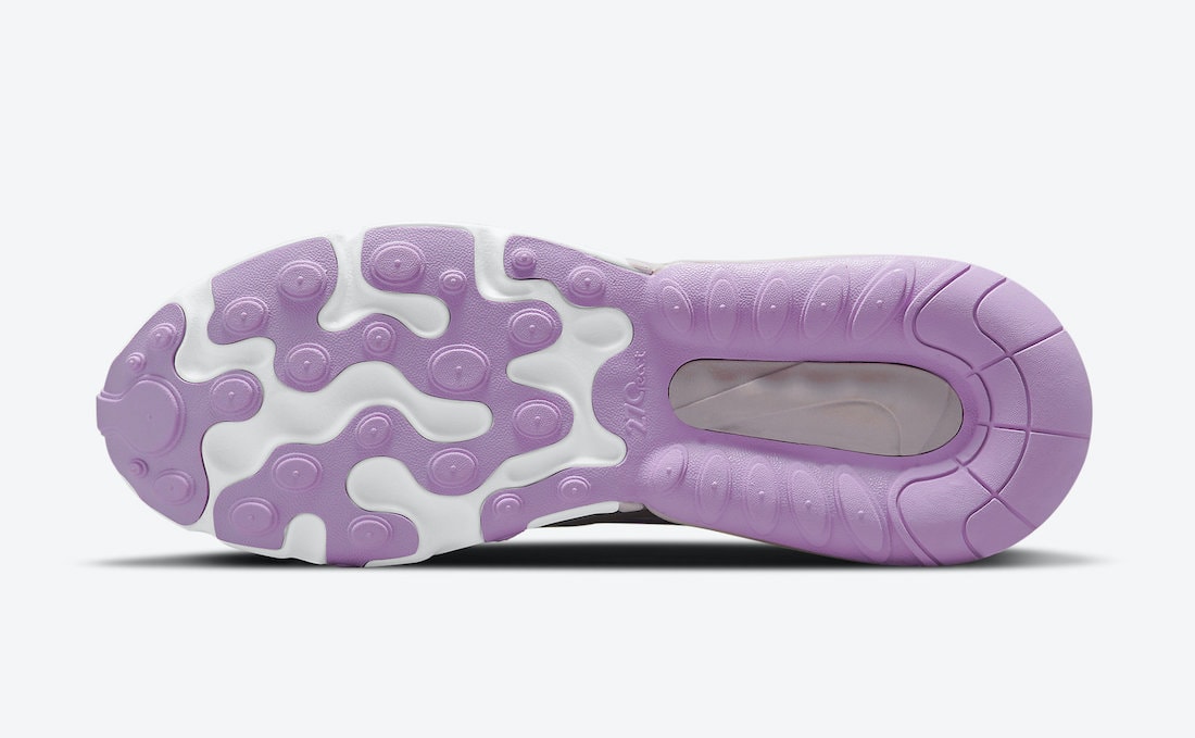 Nike Air Max 270 React Features A Pink/Lavender Design