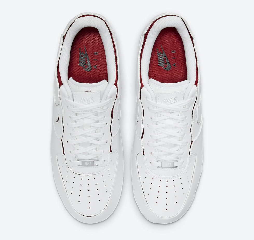 Nike Air Force 1 1 White Red DC9895-100
