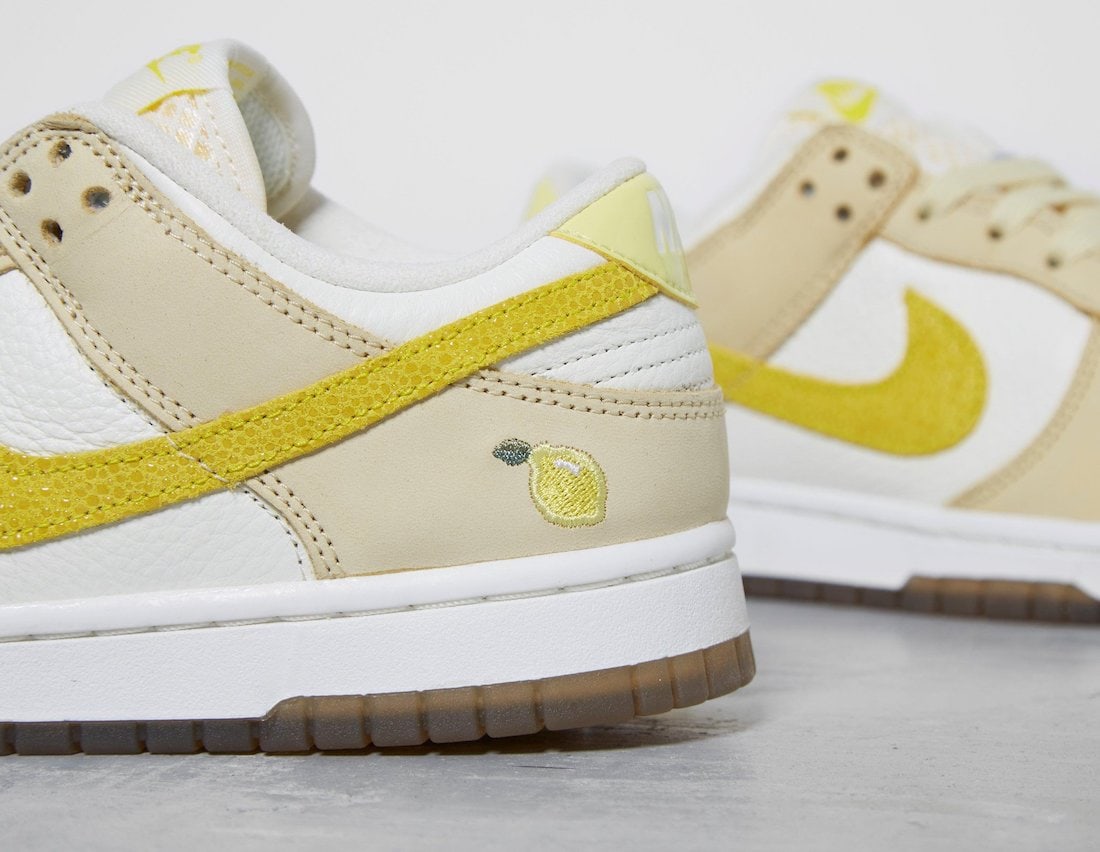 Detailed Images of the Nike Dunk Low "Lemon Drop"