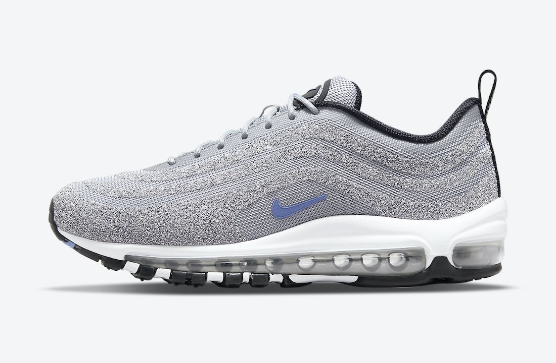 Nike Covers the Polar Blue Air Max 97 in Swarovski Crystals