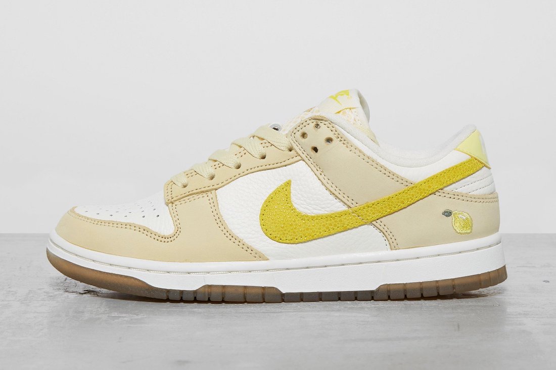 Detailed Images of the Nike Dunk Low "Lemon Drop"