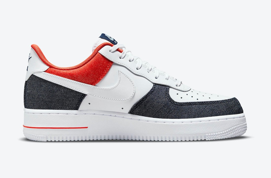 Nike Air Force 1 Low Goes Patriotic With "USA Denim"