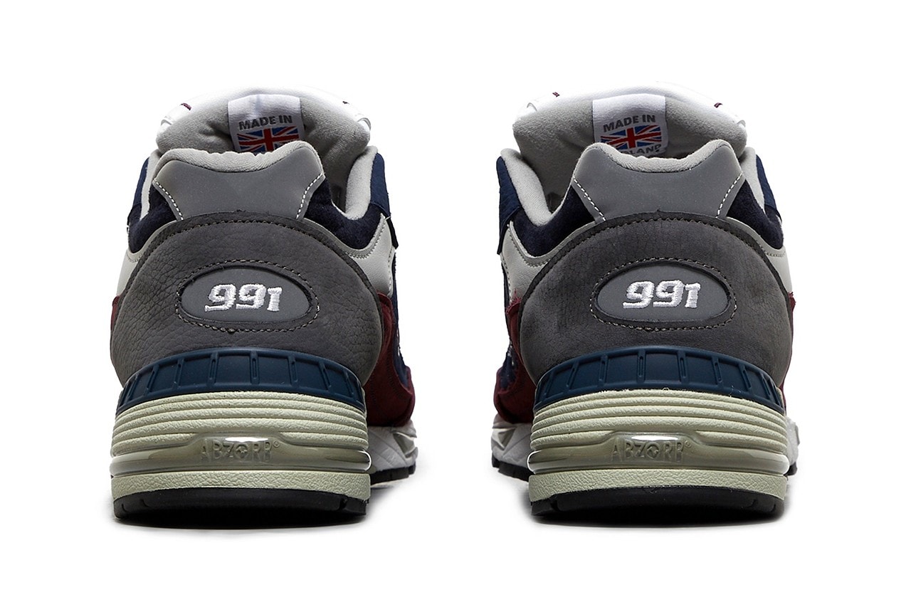 New Balance 991 Made In Uk Navy Red