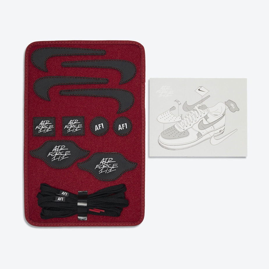 Nike Air Force 1 1 White Red DC9895-100