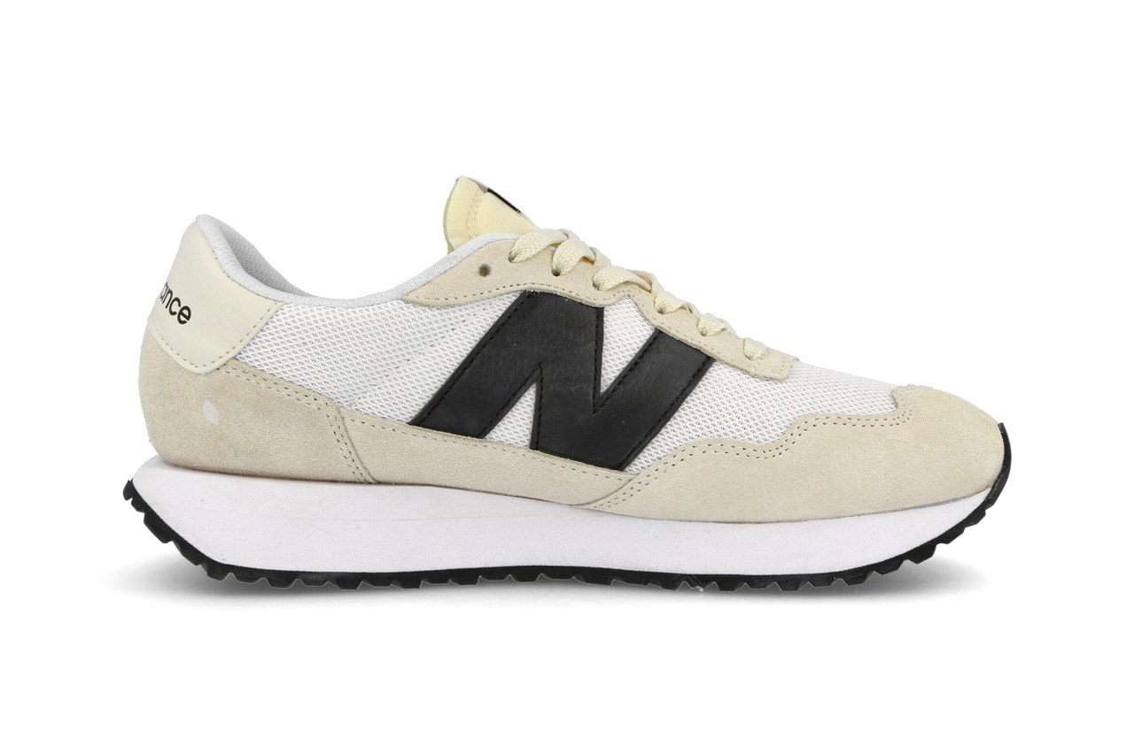 New Balance 237 Beige White Black