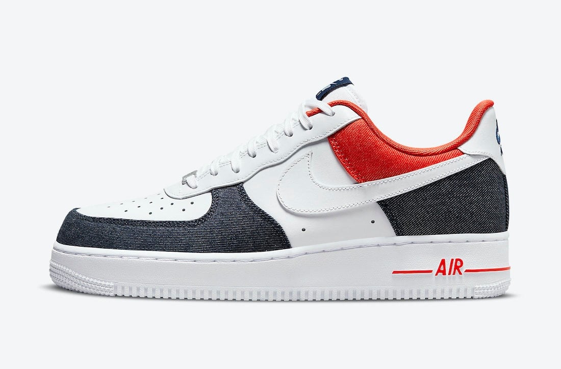 Nike Air Force 1 Low Goes Patriotic With "USA Denim"