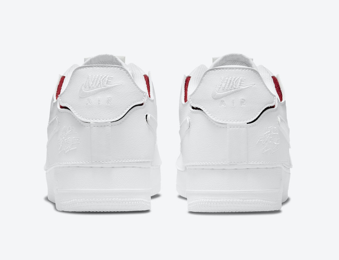 Nike Air Force 1 1 White Red DC9895-100