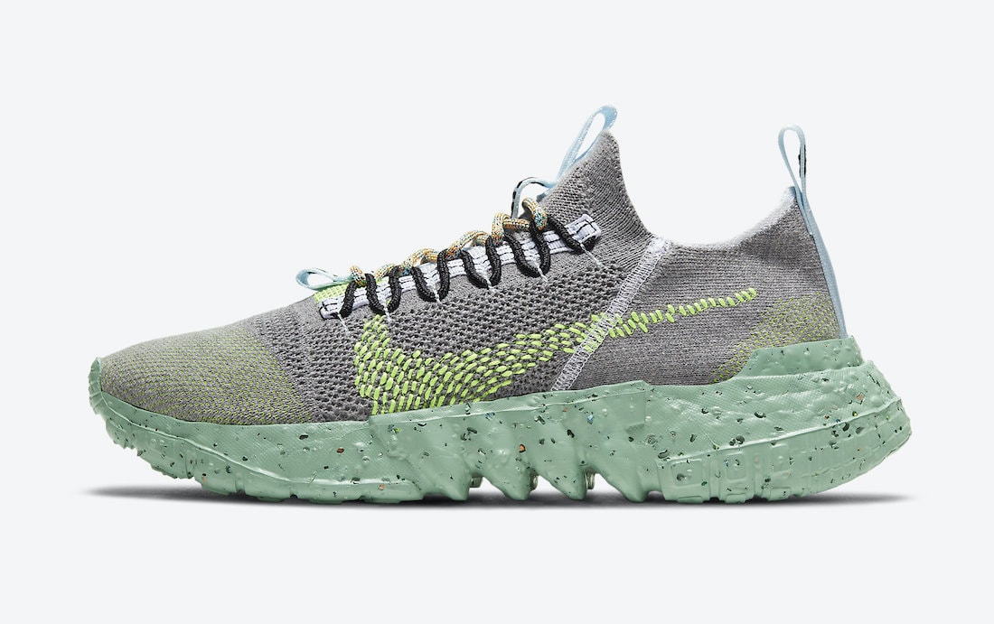 Nike Space Hippie 01 Wolf Grey Volt Black White DJ3056-002