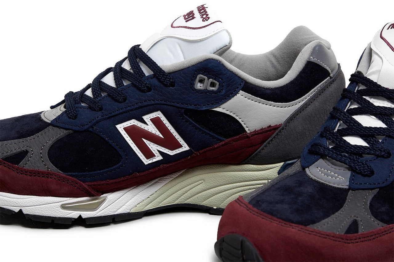 New Balance 991 Made In Uk Navy Red