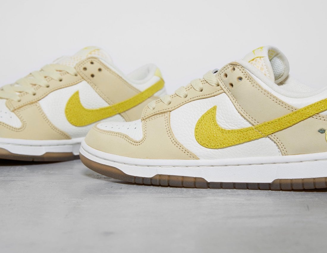 Detailed Images of the Nike Dunk Low "Lemon Drop"