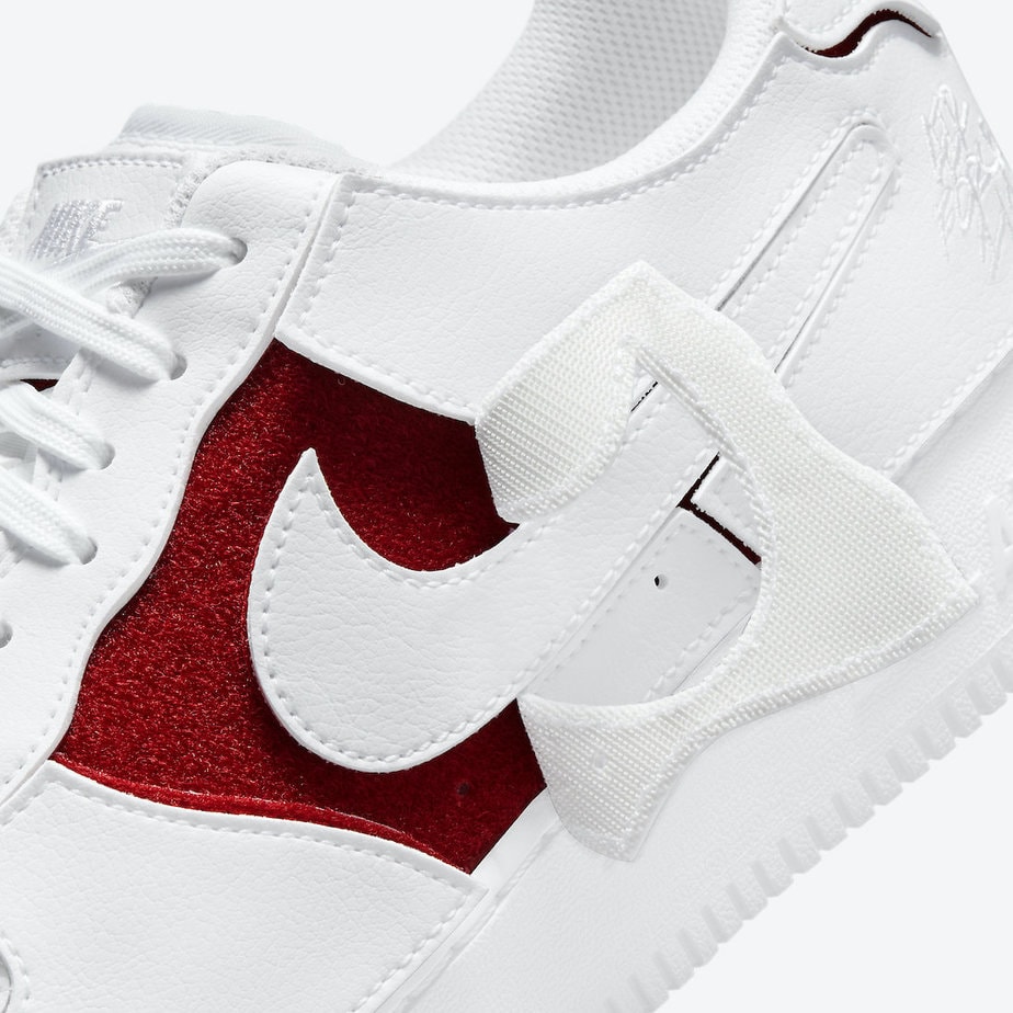 Nike Air Force 1 1 White Red DC9895-100