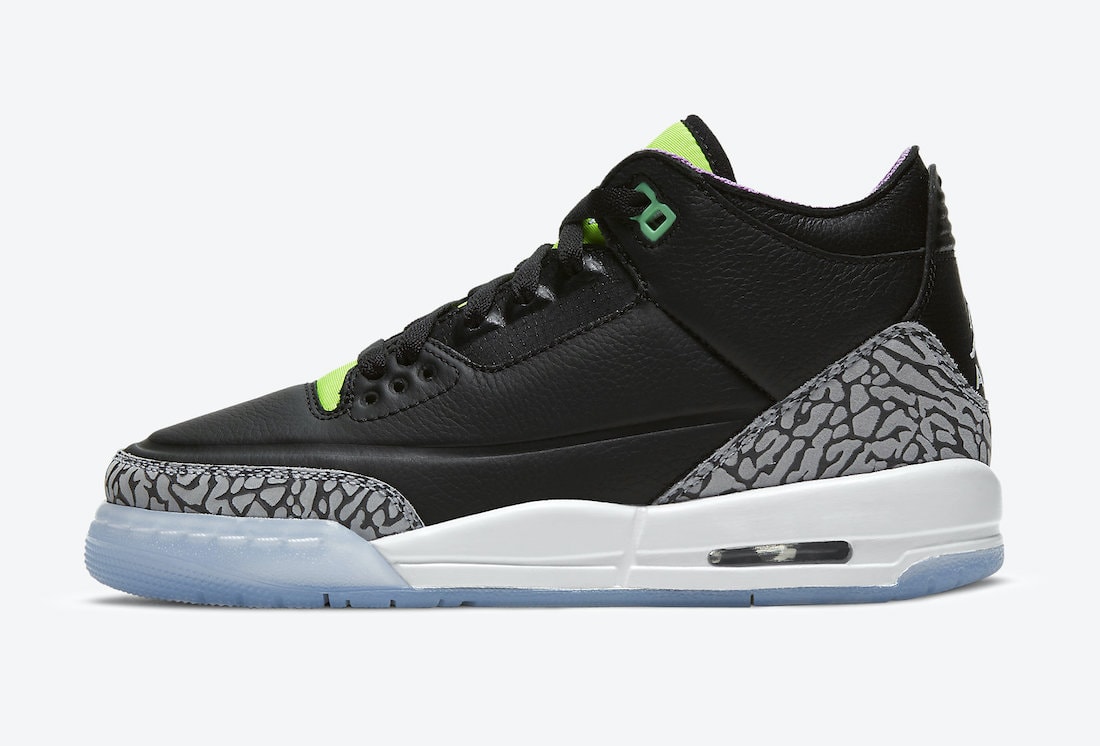 Air Jordan 3 "Electric Green" Releasing for the Kids