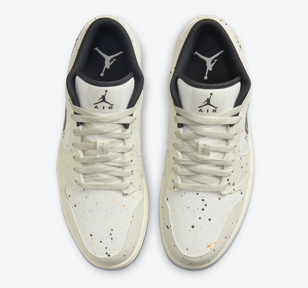 Air Jordan 1 Low Splashed in Paint Splatter