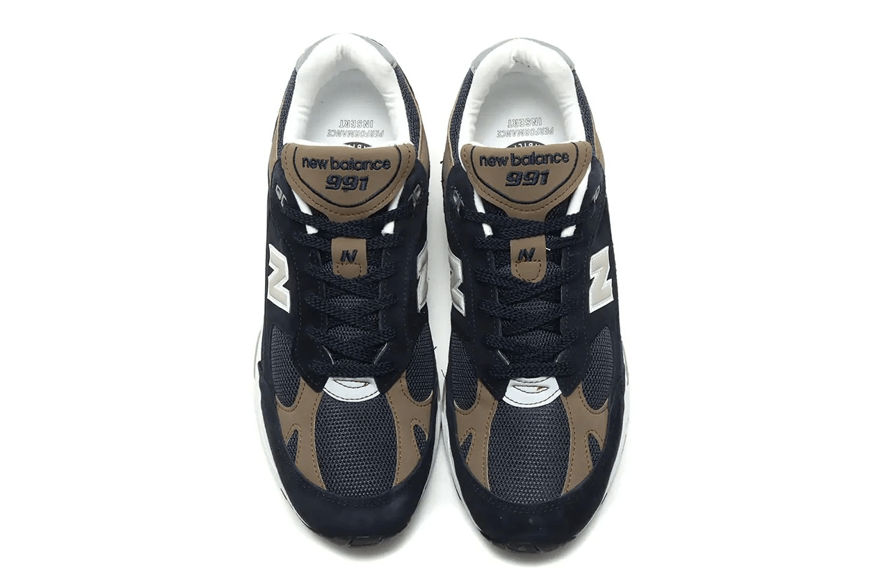 New Balance 991 Navy Brown