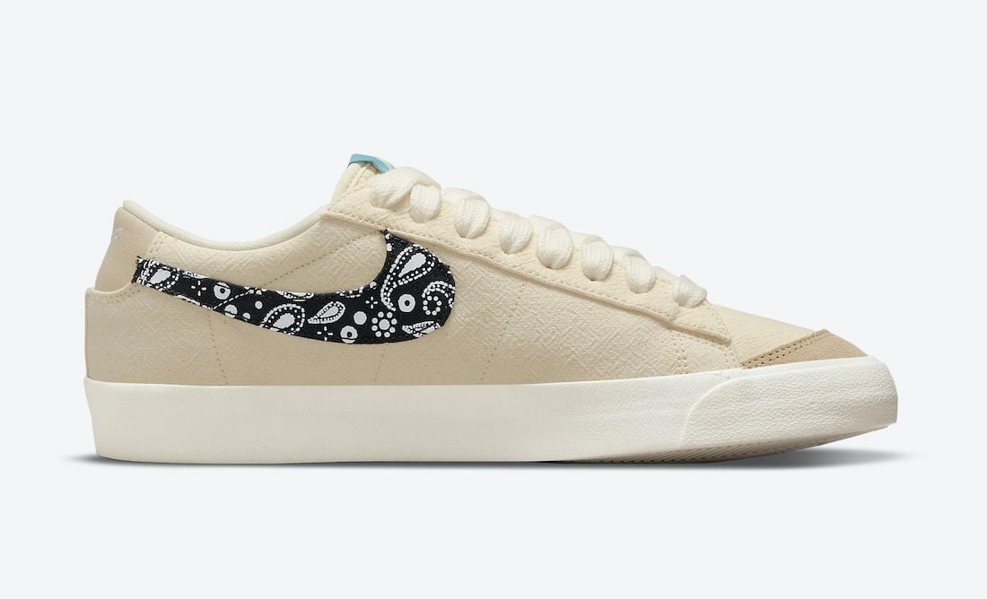 Nike Adds Black Paisley Swooshes to the Blazer Low