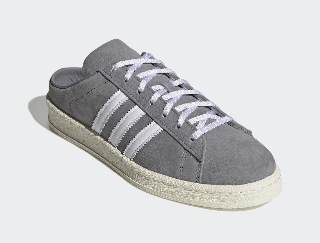 adidas Campus 80s Mules Grey FX5841