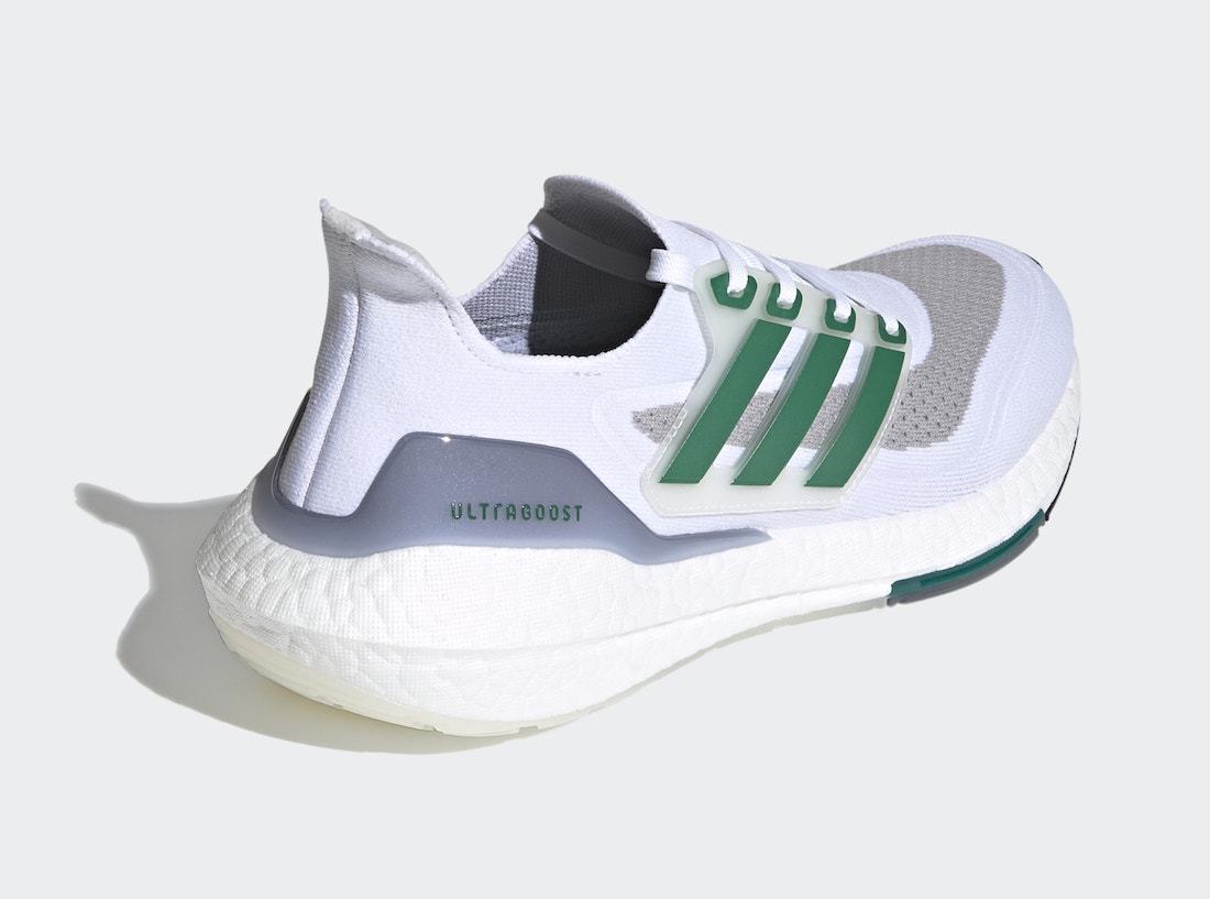 adidas Adds "Sub Green" to a White Ultra Boost 21