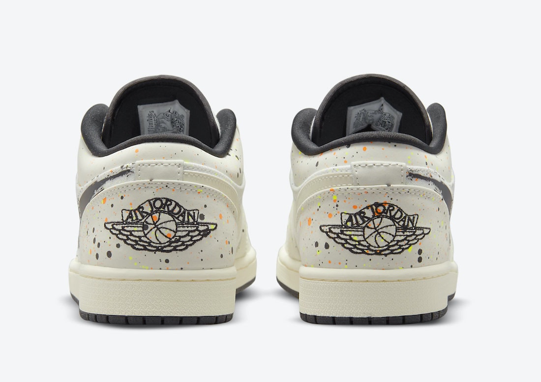 Air Jordan 1 Low Splashed in Paint Splatter