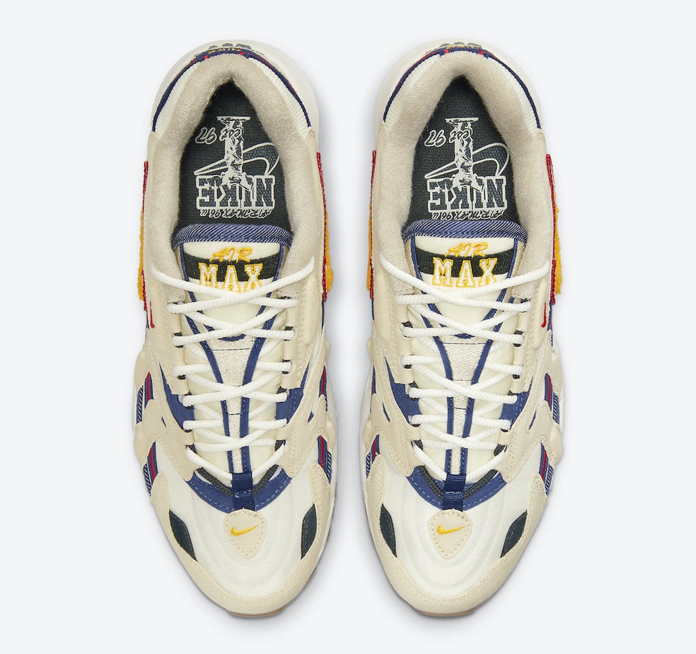 Nike Air Max 96 Ii Beach University Gold Blue Void DJ6742-200