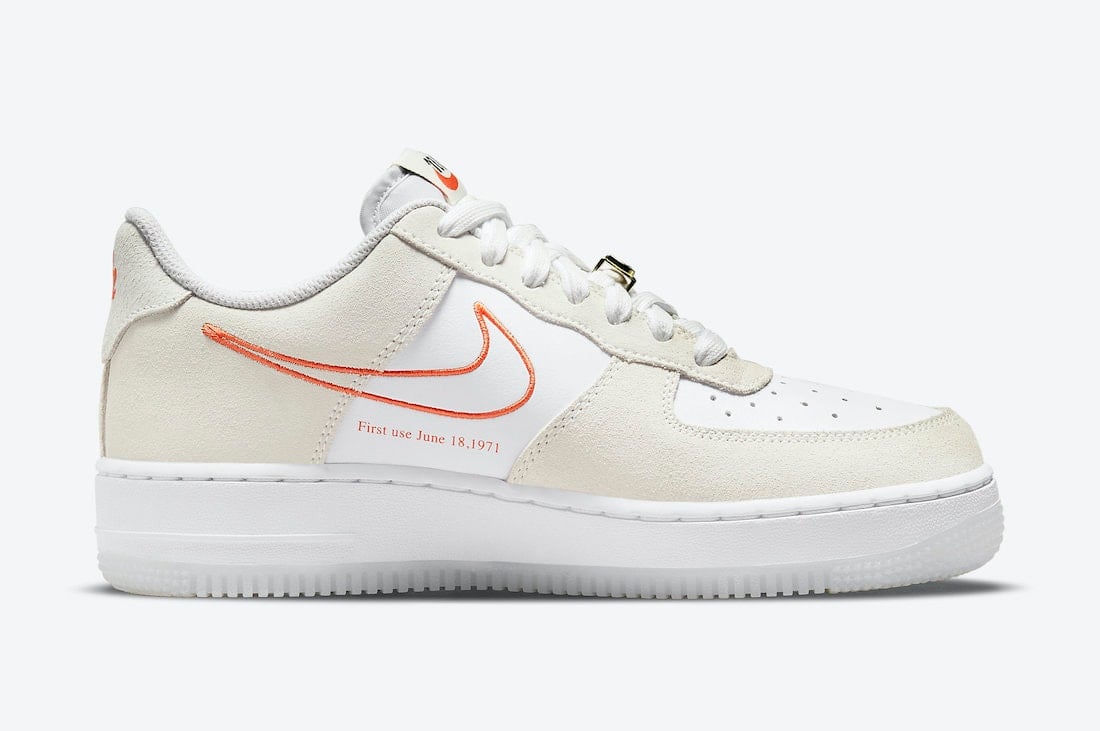Nike Air Force 1 Low White Orange DA8302-101